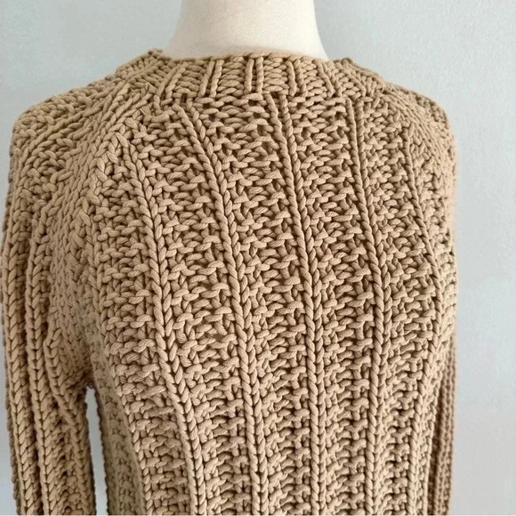 VINTAGE J. CREW HAND KNIT CHUNKY KNIT SWEATER S - Picture 4 of 10